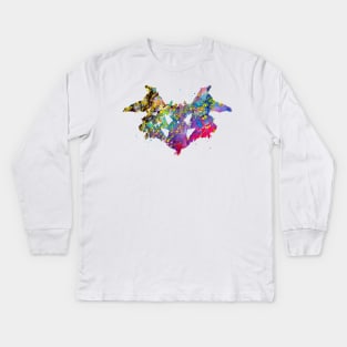 Rorschach inkblot test Kids Long Sleeve T-Shirt